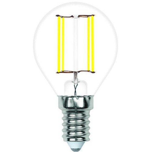 Лампочка светодиодная филаментная LED-G45-7W/4000K/E14/CL/SLF