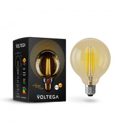 Лампочка светодиодная 2800K 620Lm E27x6W Loft LED 7084
