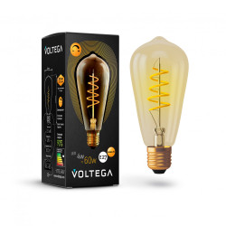 Лампочка светодиодная 2000K 300Lm E27x4W Loft LED 7077
