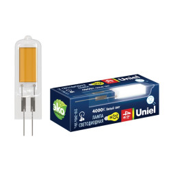 Лампочка светодиодная LED-JC-220/6W/4000K/G4/CL GLZ08TR картон