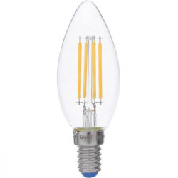 Лампочка светодиодная LED-C35-5W/WW/E14/CL/DIM GLA01TR картон