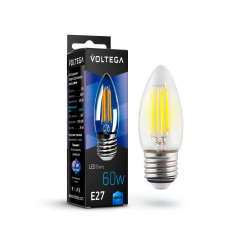 Лампочка светодиодная 4000K 60Lm E27x6W CRYSTAL 7029