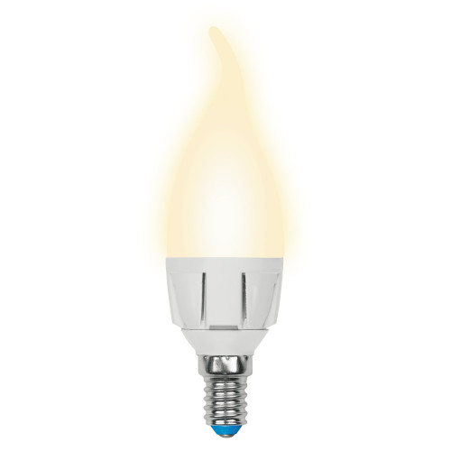 Лампочка светодиодная LED-CW37-6W/WW/E14/FR/DIM PLP01WH картон