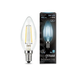 Лампочка LED Filament Candle E14 5W 4100К 1/10/50 103801205