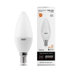 Лампочка LED Elementary Candle 10W E14 3000K 33110