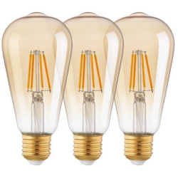 Лампочка светодиодная филаментная комплект - 3 шт. Eglo LM_LED_E27 12851