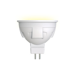 Лампочка светодиодная LED-JCDR 6W/WW/GU5.3/FR PLP01WH картон