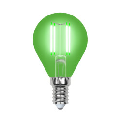 Лампочка светодиодная LED-G45-5W/GREEN/E14 GLA02GR картон