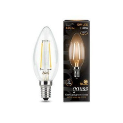 Лампочка LED Filament Candle E14 5W 2700К 1/10/50 103801105