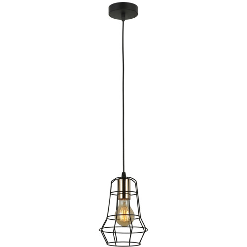 Подвесной светильник MD.6133-1-P BK+FGD