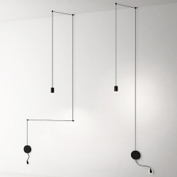 Подвесной светильник светодиодный Via Wireflow Free-Form 0347 pendant lamp