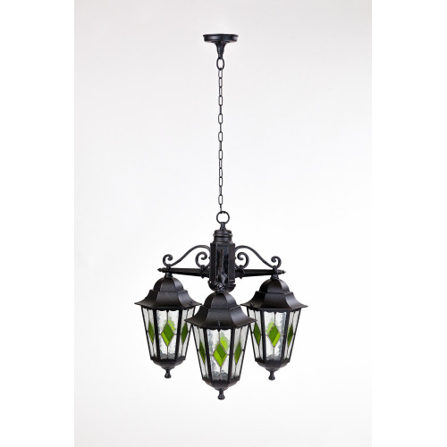Уличный светильник подвесной PETERSBURG lead GLASS 79870lg/3 Bl