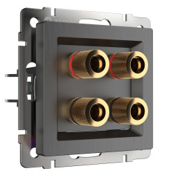 Акустическая розетка (графит рифленый) W1185004 (a050752)
