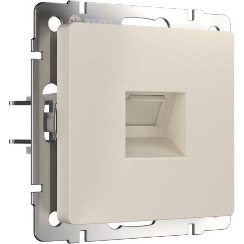Розетка Ethernet RJ-45 (айвори матовый) W1181062 Werkel (a062428)