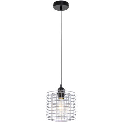 Подвесной светильник Grid 10190/1S E27*40W Chrome