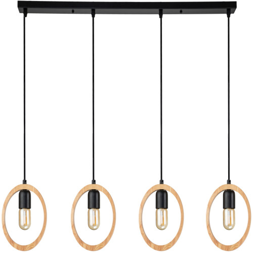 Подвесной светильник Rustic 10196/4 E27*40W Black