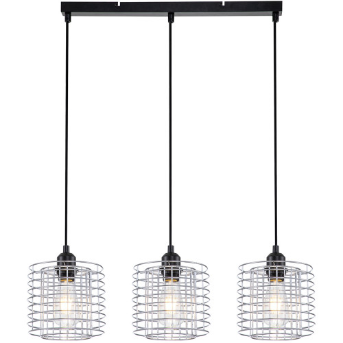 Подвесной светильник Grid 10190/3S E27*40W Chrome