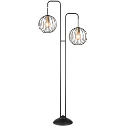 Торшер Quebec 10176/2 E27*60W Black/Brass