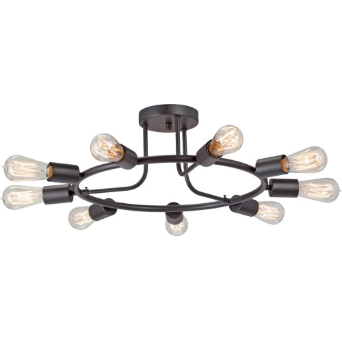 Потолочная люстра Vitaluce V3797-1/9PL, 9xE27 макс. 40Вт