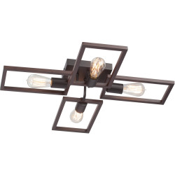 Потолочная люстра Vitaluce V3031-7/4PL, 4xE27 макс. 40Вт