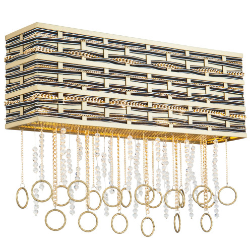 Настенный светильник PERSO W4930.3 gold&black