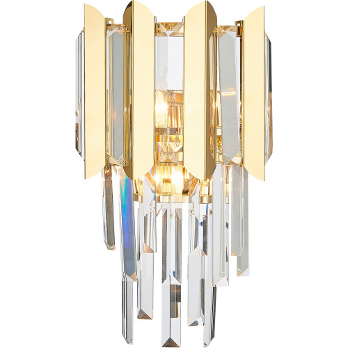 Бра хрустальное AMAZONE 81444/2W GOLD