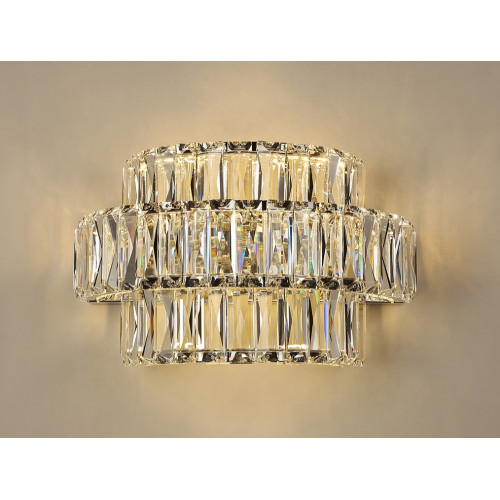 Бра хрустальное светодиодное 8243/A chrome