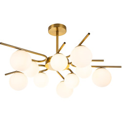 Потолочная люстра на штанге Sphere 642/10P E27*60W Brass