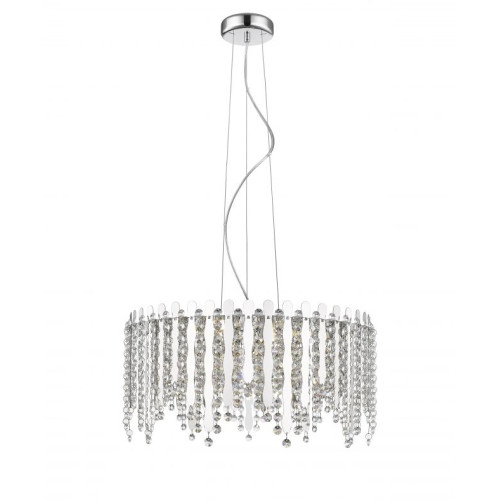 Подвесная люстра хрустальная светодиодная 5931-6PL3LED
