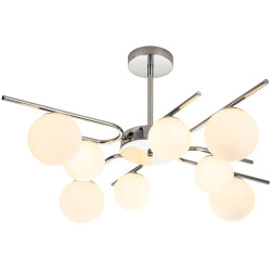 Потолочная люстра на штанге Sphere 642/8P G9*40W Silver