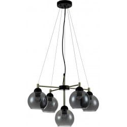 Люстра подвесная Grappoli V000215 (11029/5P Black)