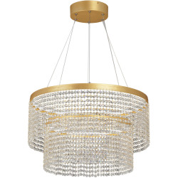 Подвесная люстра V5880-8/2S, LED 62Вт, 3900-4200К, 4000лм