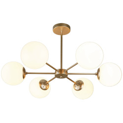 Потолочная люстра на штанге Escada Ethereal 2110/6P Gold E14*40W Champangne gold
