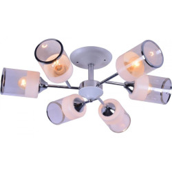 Потолочная люстра на штанге 684/6P E27*60W White/Chrome