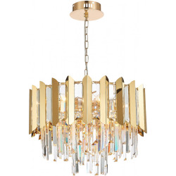Подвесная люстра хрустальная AMAZONE 81444/8C GOLD