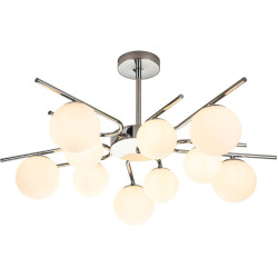 Потолочная люстра на штанге Sphere 642/10P E27*60W Silver