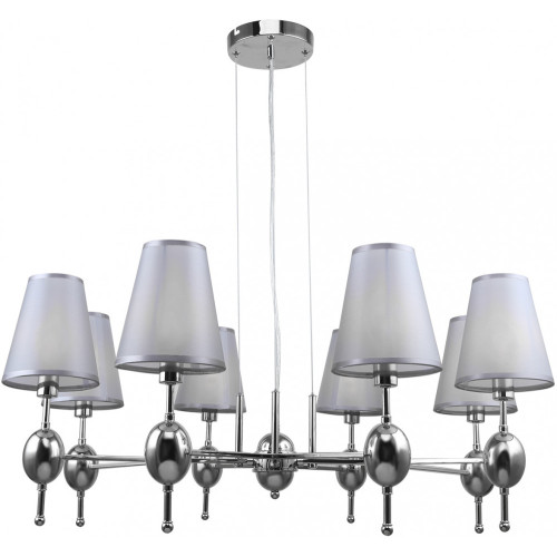 Люстра подвесная Elegy 2106/8S E14*40W Nickel