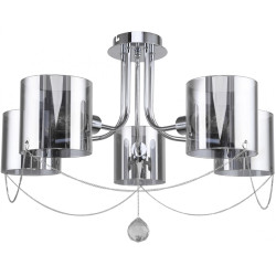 Люстра потолочная на штанге Intense 683/5P E14*40W Chrome