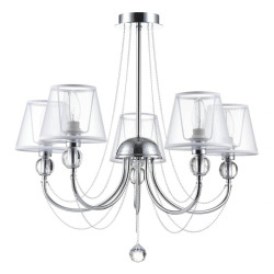 Люстра с подвесками из хрусталя Beverly  FR5661-PL-05-CH