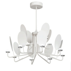Потолочная люстра на штанге Vitaluce V4000-0/8+4PL, LED 12х5Вт 6500К