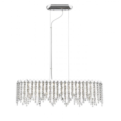 Подвесная люстра хрустальная светодиодная 5931PL3LED