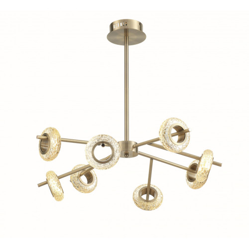Потолочная люстра светодиодная 10252/8LED Brass
