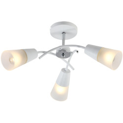 Потолочная люстра на штанге Escada Calla 1109/3P White Е14*40W White/Chrome