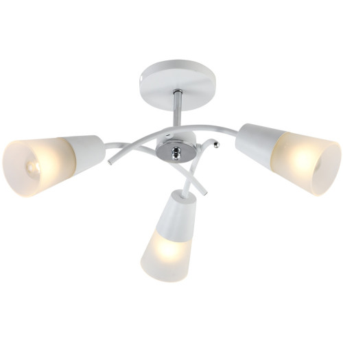 Потолочная люстра на штанге Escada Calla 1109/3P White Е14*40W White/Chrome