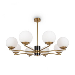 Потолочная люстра на штанге Freya Marble FR5230PL-08BS