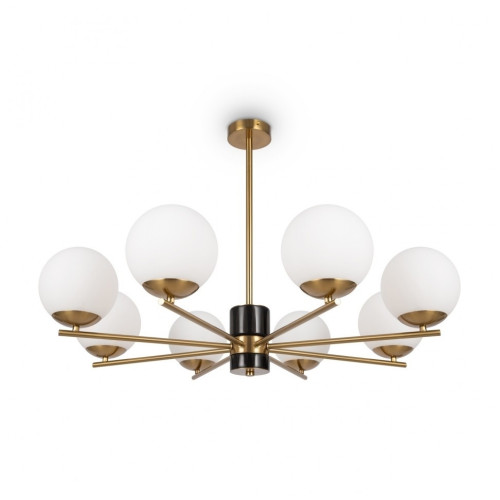 Потолочная люстра на штанге Freya Marble FR5230PL-08BS