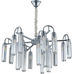 Подвесная люстра хрустальная 4526+3/C chrome