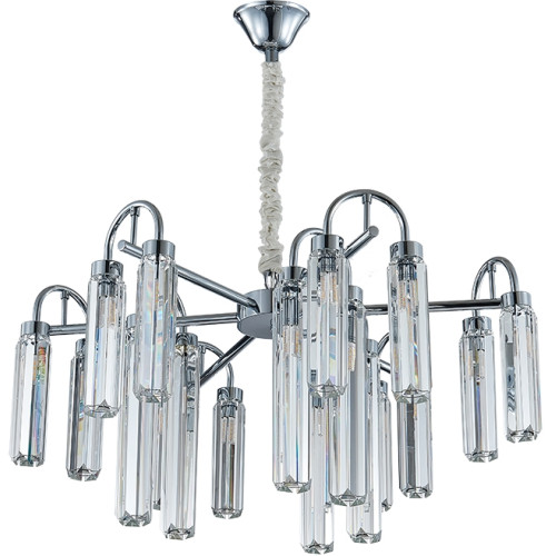 Подвесная люстра хрустальная 4526+3/C chrome