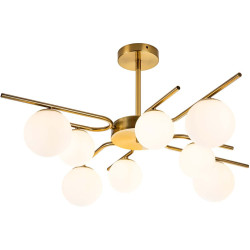 Потолочная люстра на штанге Sphere 642/8P E27*60W Brass