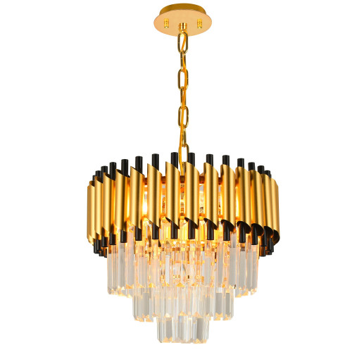 Подвесная люстра хрустальная DARIAN 76017/5C GOLD